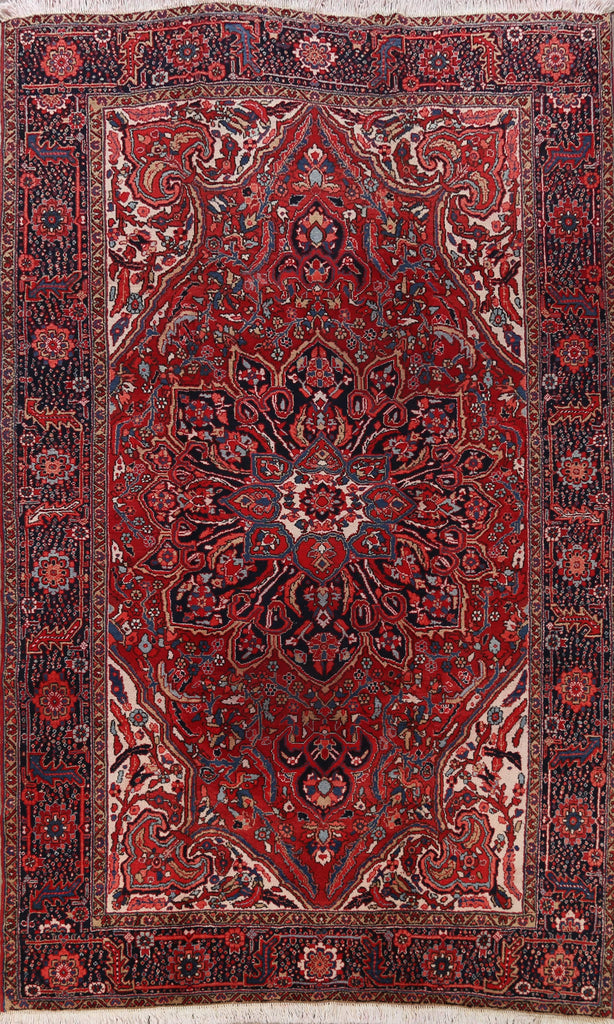 Geometric Heriz Persian Area Rug 9x12