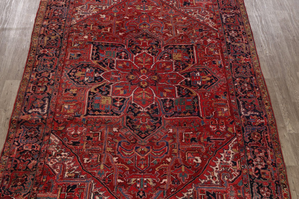 Geometric Heriz Persian Area Rug 8x12