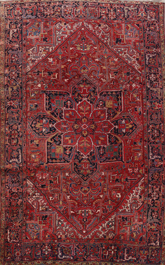 Geometric Heriz Persian Area Rug 8x12