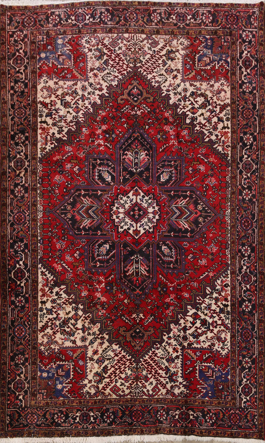 Geometric Heriz Persian Area Rug 8x11