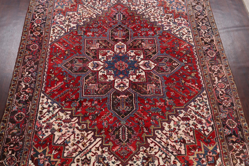 Geometric Heriz Persian Area Rug 9x11