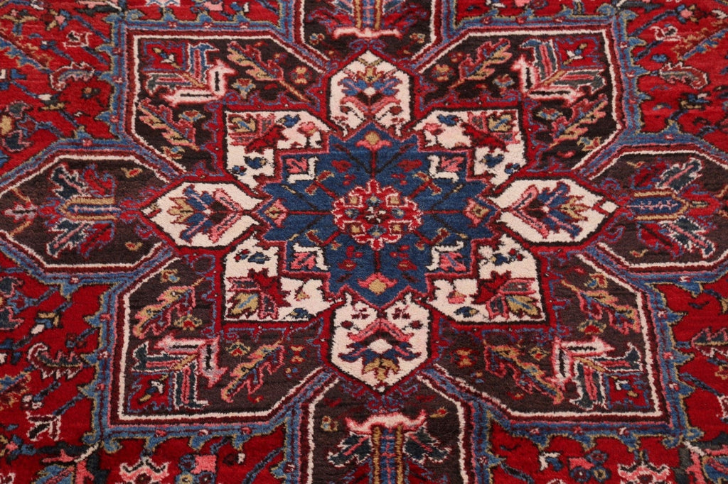 Geometric Heriz Persian Area Rug 9x11