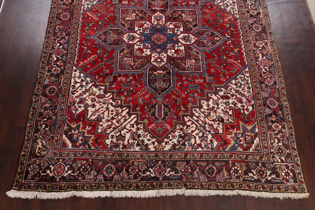 Geometric Heriz Persian Area Rug 9x11