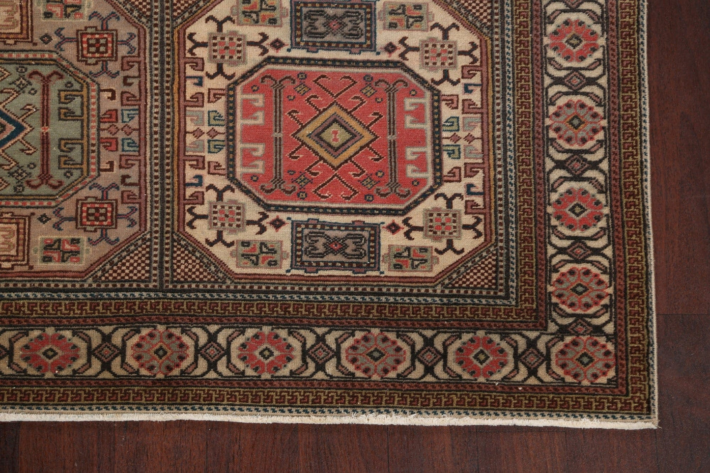 Turkish Anatolian Oriental Area Rug 5x7