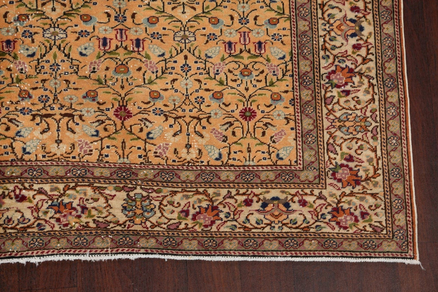 100% Vegetable Dye Anatolian Turkish Area Rug 7x9