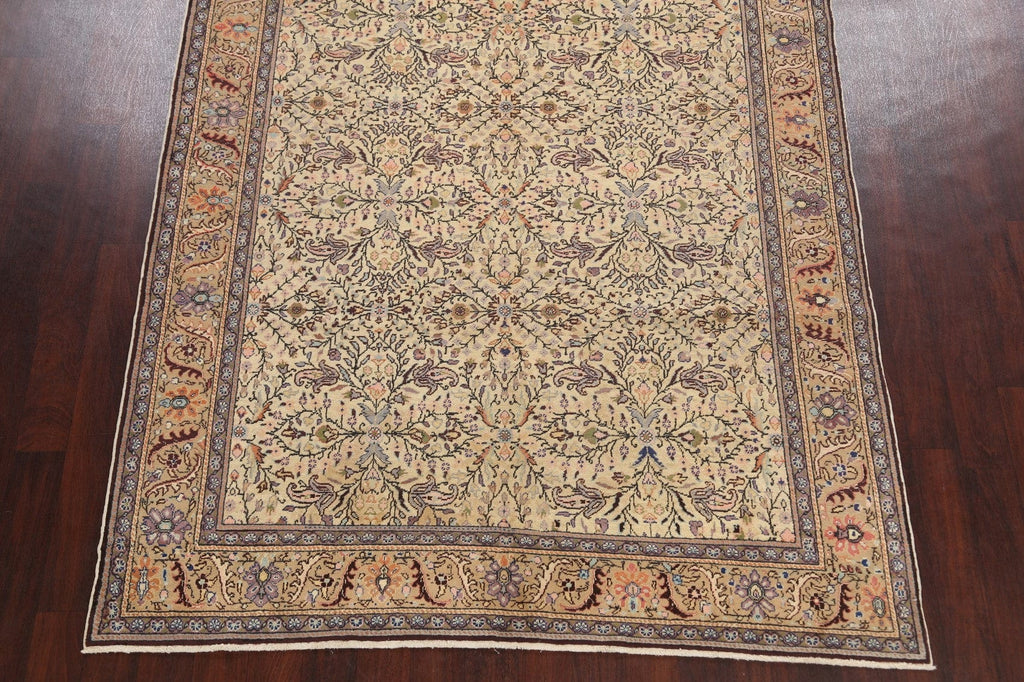 Antique 100% Vegetable Dye Anatolian Turkish Area Rug 7x10