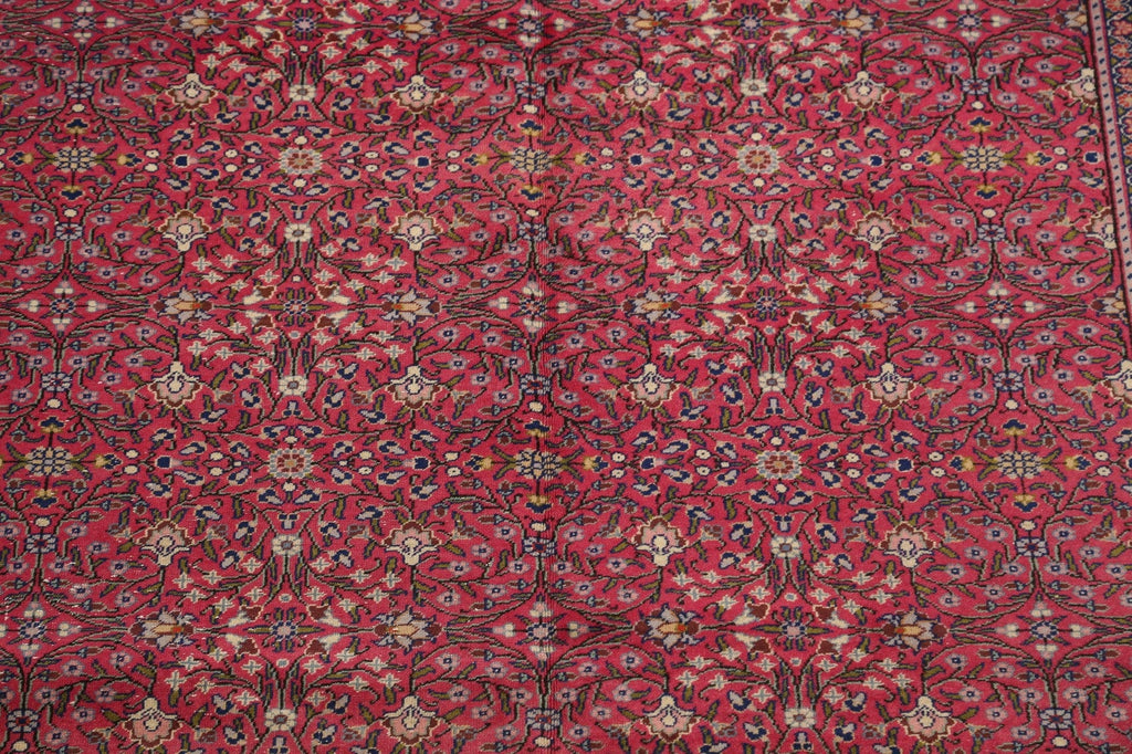 Antique Floral Anatolian Turkish Area Rug 6x10