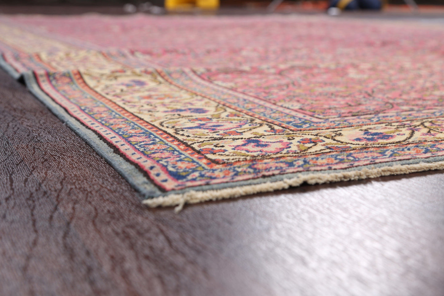 Antique Floral Anatolian Turkish Area Rug 6x10