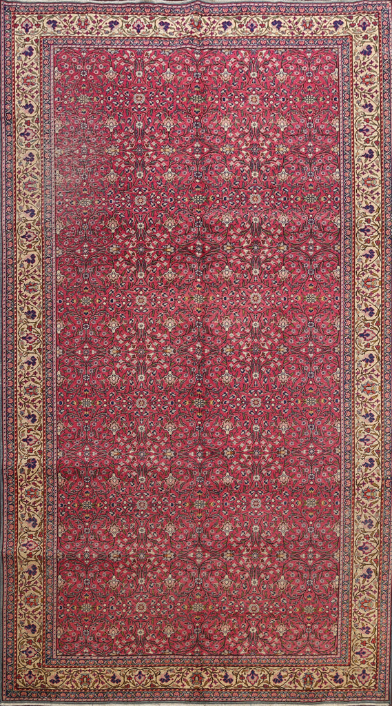 Antique Floral Anatolian Turkish Area Rug 6x10