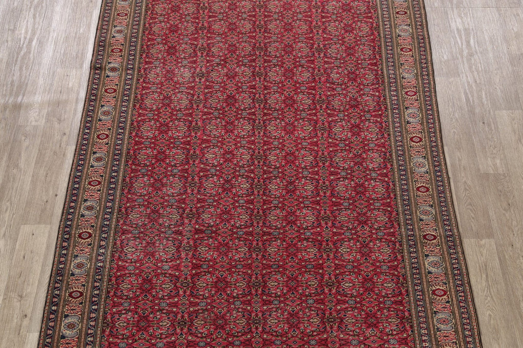 Antique 100% Vegetable Dye Anatolian Turkish Area Rug 6x10