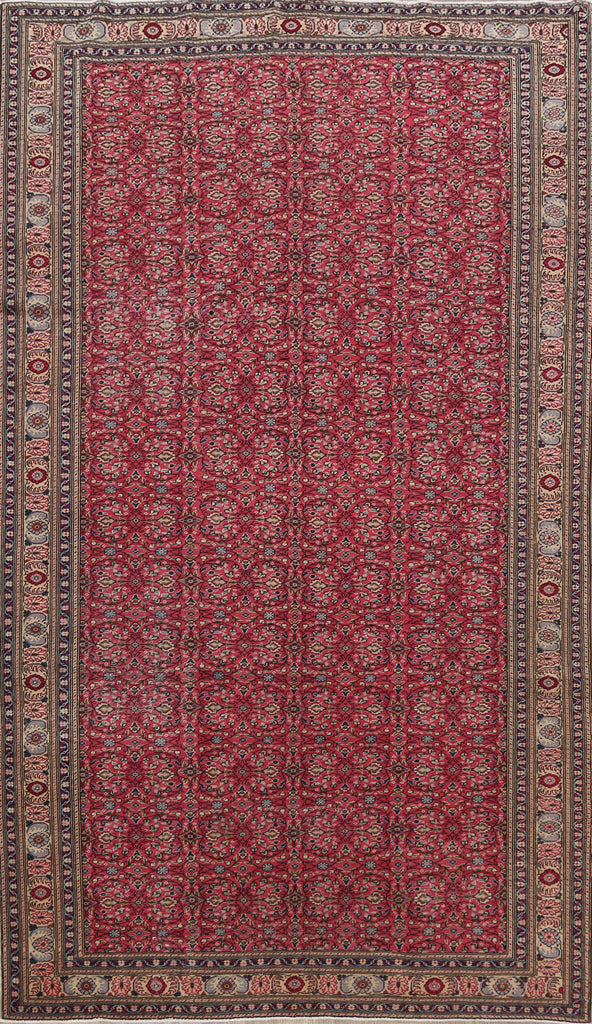 Antique 100% Vegetable Dye Anatolian Turkish Area Rug 6x10