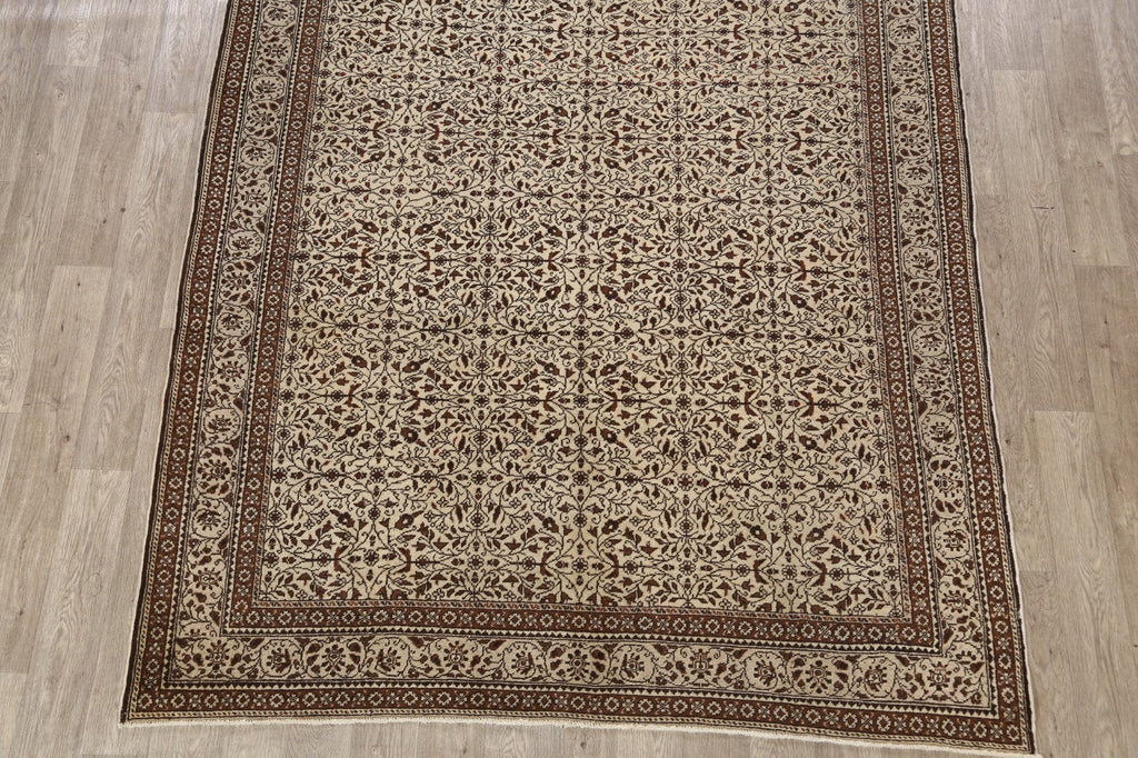 Floral Turkish Anatolian Oriental Area Rug 7x9