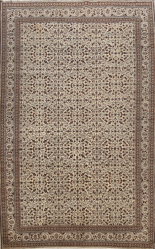 Floral Turkish Anatolian Oriental Area Rug 7x9