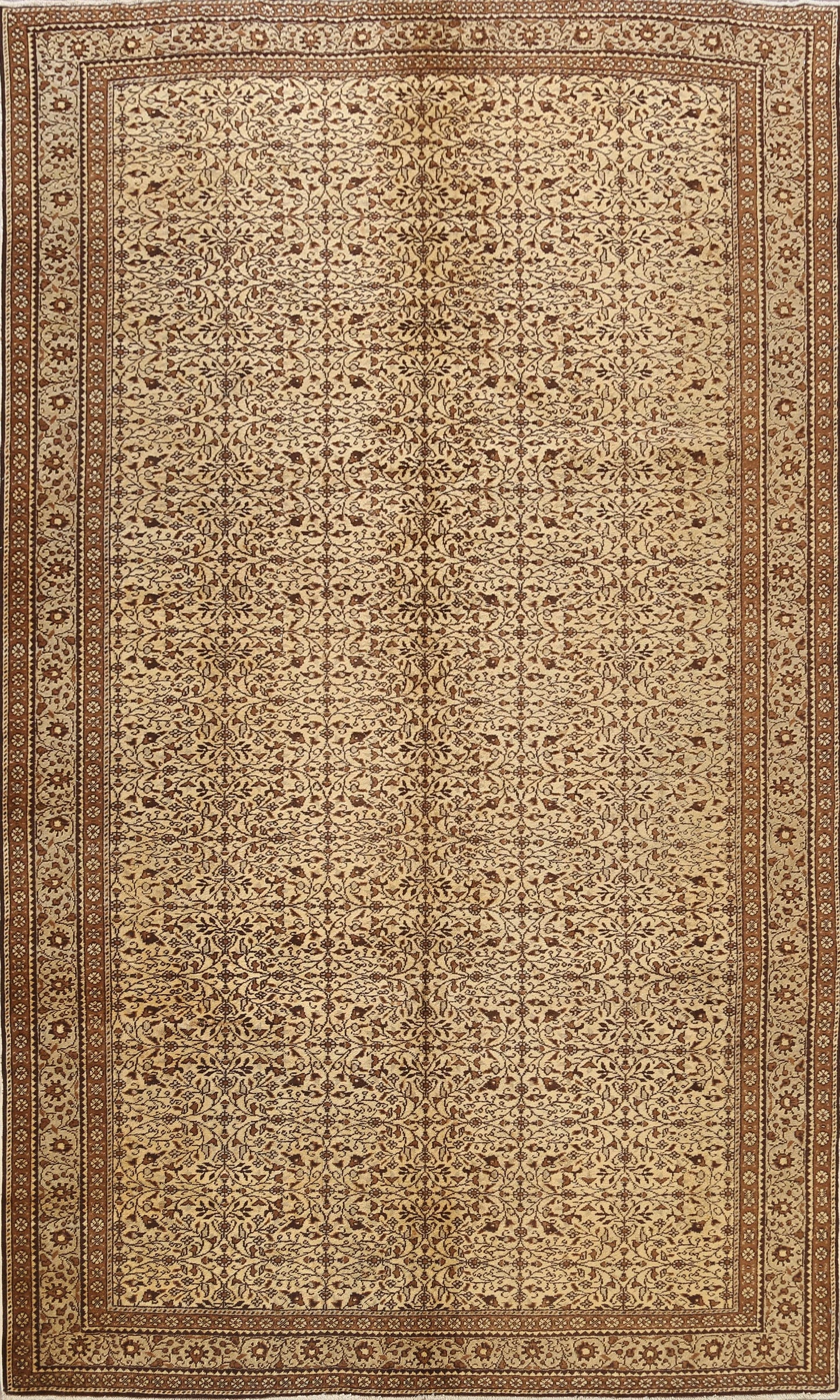 Floral Turkish Anatolian Oriental Area Rug 7x10