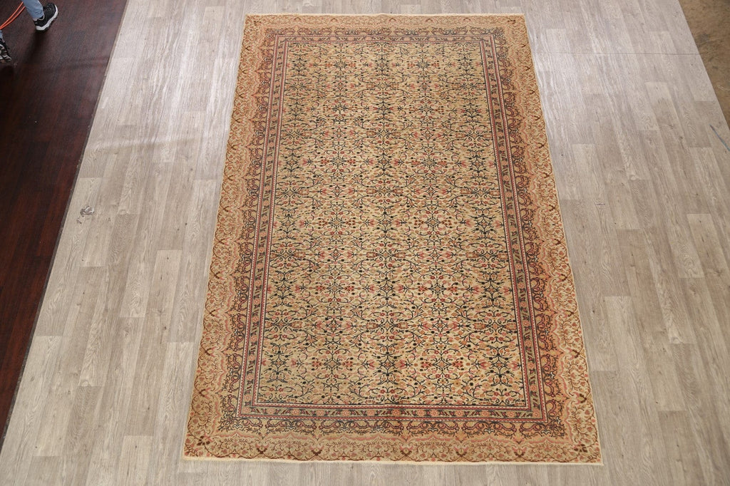 Floral Turkish Anatolian Oriental Area Rug 7x10