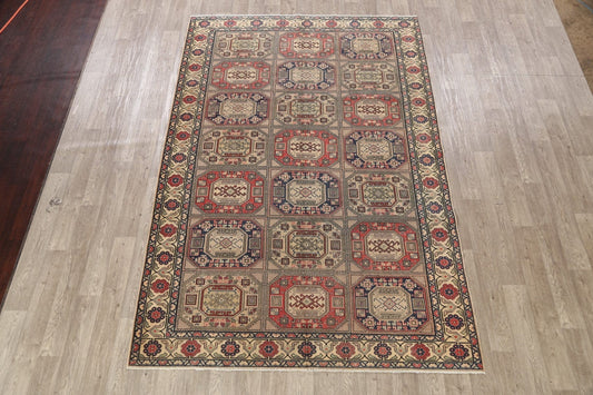 Geometric Anatolian Turkish Area Rug 7x10