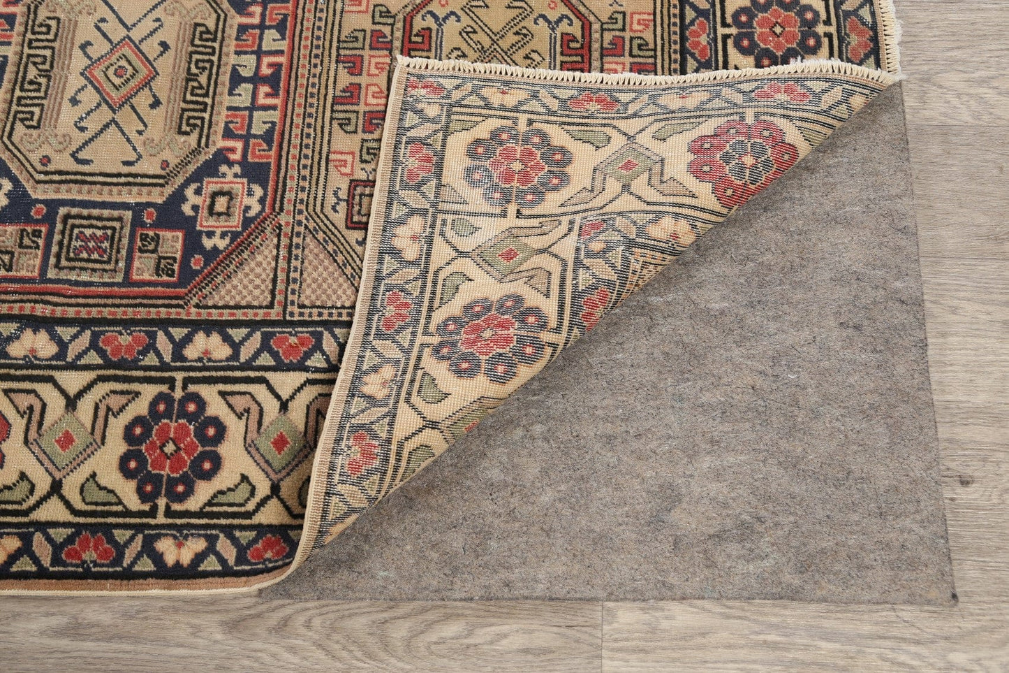 Geometric Anatolian Turkish Area Rug 7x10