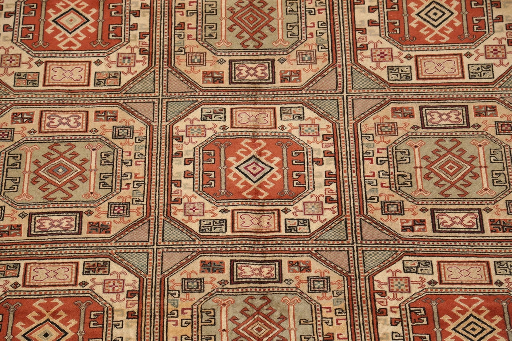 Geometric Anatolian Turkish Area Rug 6x9