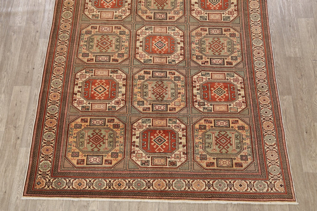 Geometric Anatolian Turkish Area Rug 6x9