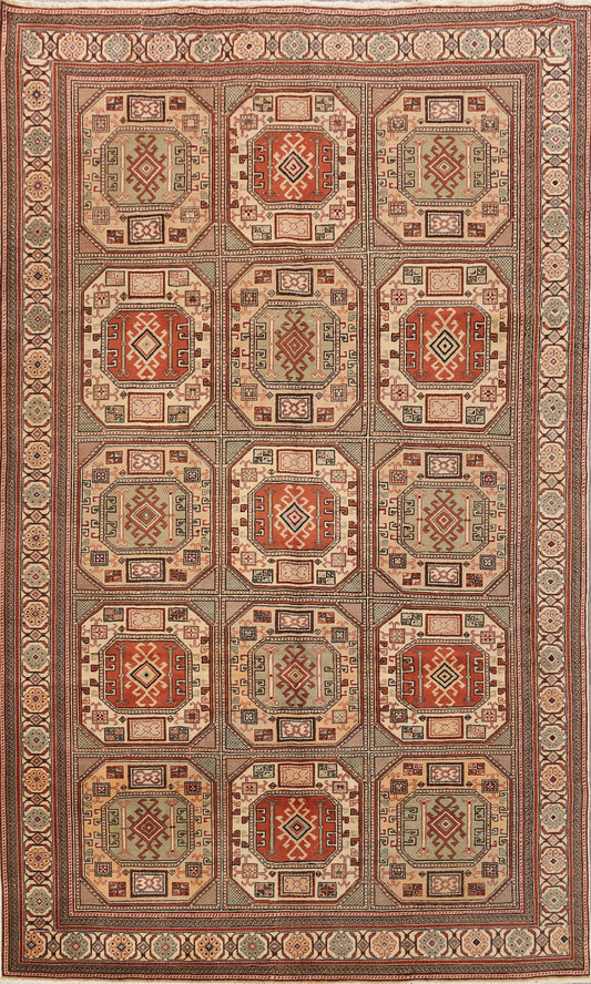 Geometric Anatolian Turkish Area Rug 6x9