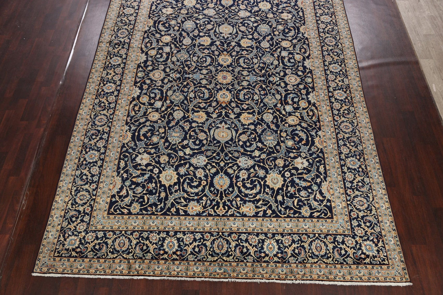 All-Over Kashan Persian Area Rug 9x13