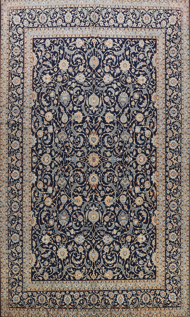 All-Over Kashan Persian Area Rug 9x13