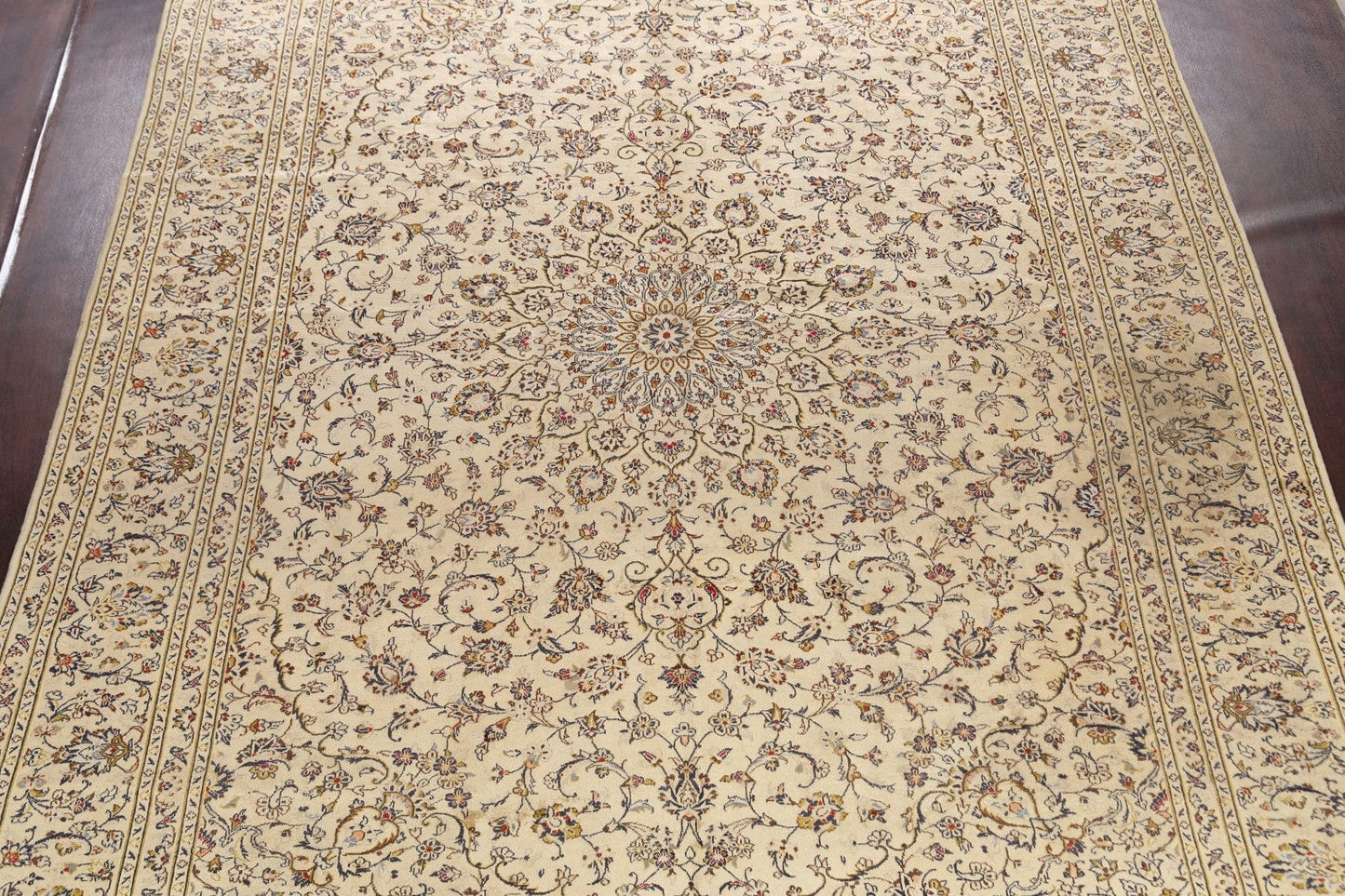 Floral Kashan Persian Area Rug 10x13