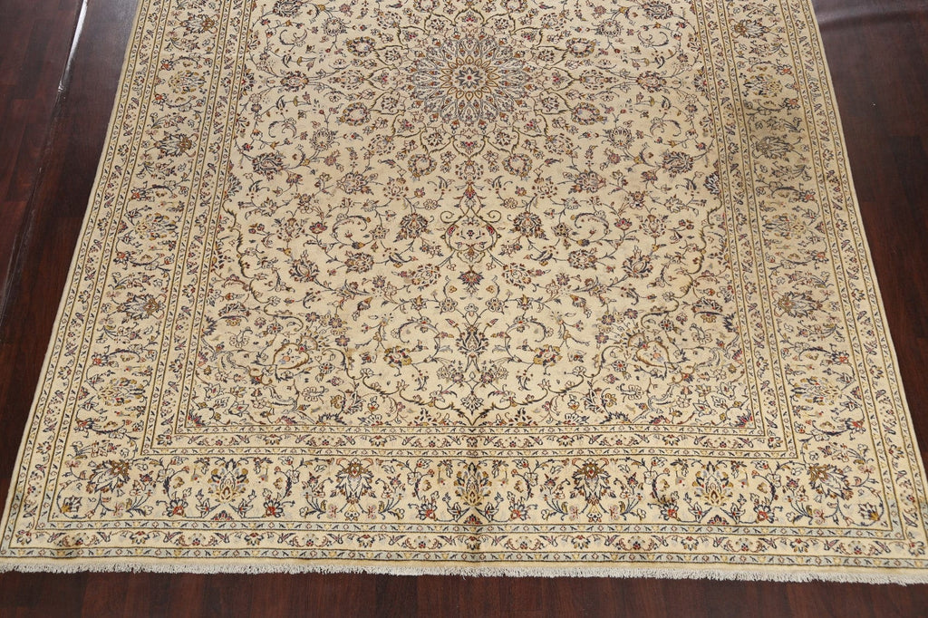 Floral Kashan Persian Area Rug 10x13