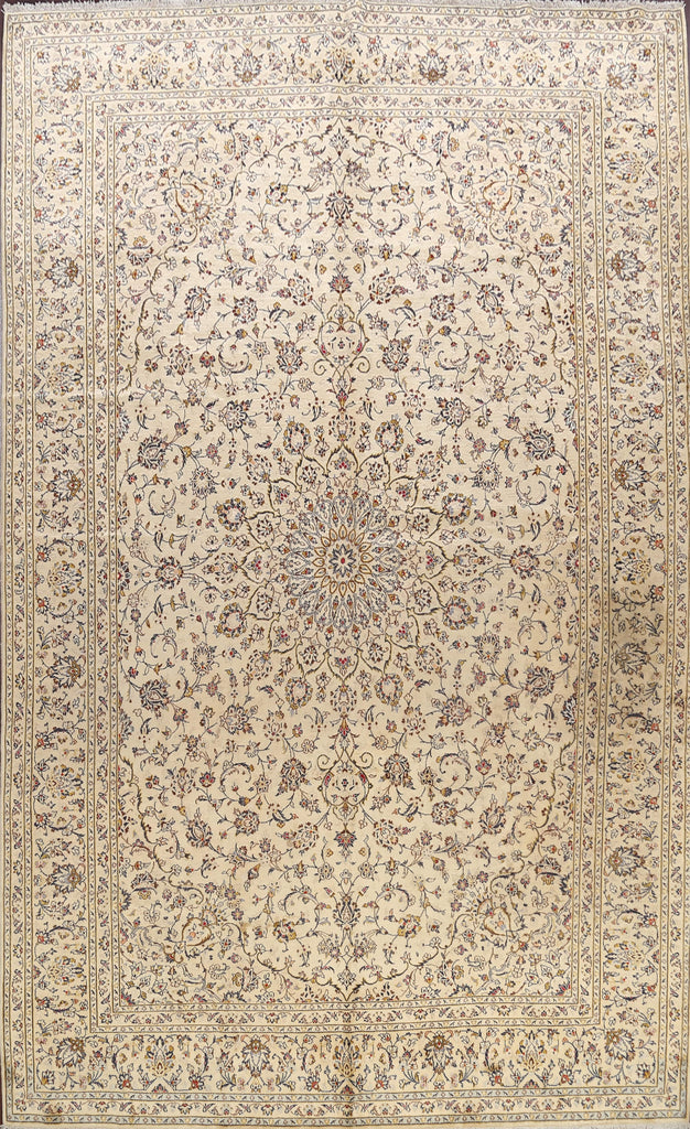 Floral Kashan Persian Area Rug 10x13