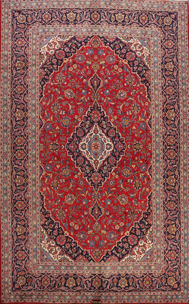 Traditional Kashan Persian Area Rug 8x11