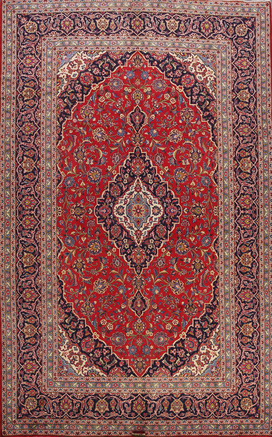 Traditional Kashan Persian Area Rug 8x11