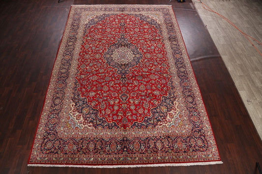 Traditional Kashan Persian Area Rug 10x15