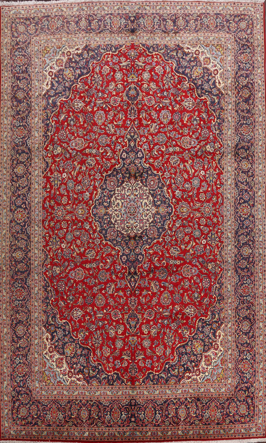 Traditional Kashan Persian Area Rug 10x15