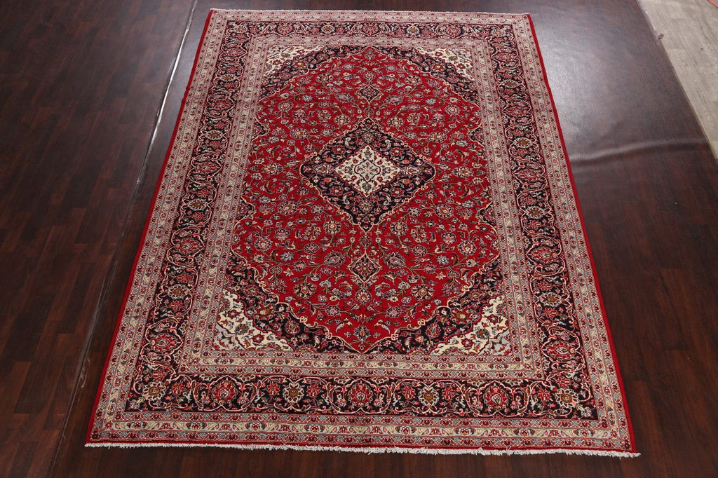 Traditional Kashan Persian Area Rug 9x11