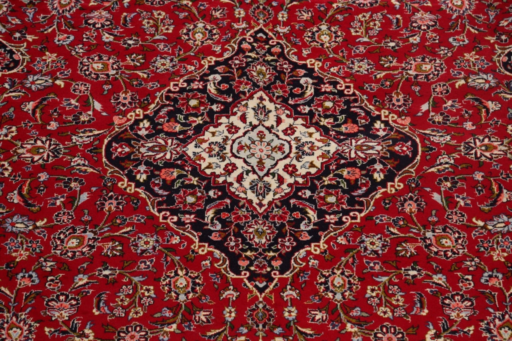 Traditional Kashan Persian Area Rug 9x11