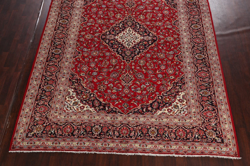 Traditional Kashan Persian Area Rug 9x11