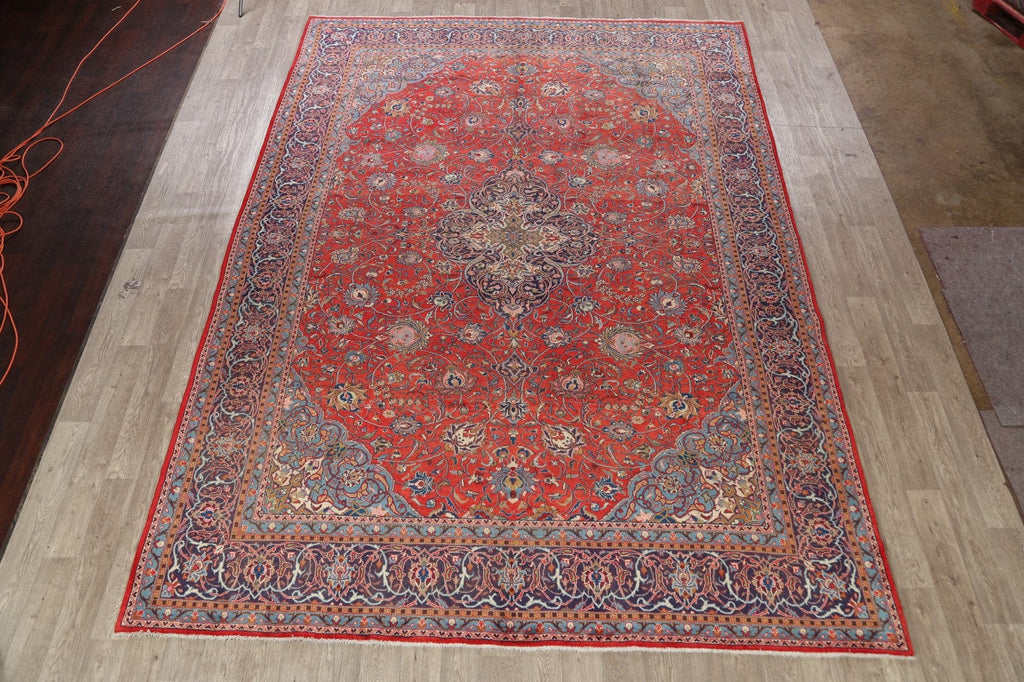 Floral Sarouk Persian Area Rug 10x13