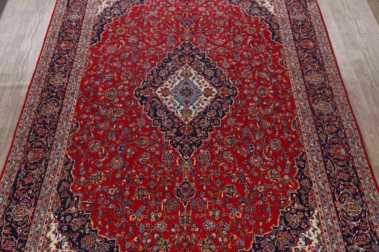 Large Traditional Kashan Persian Area Rug 10x15