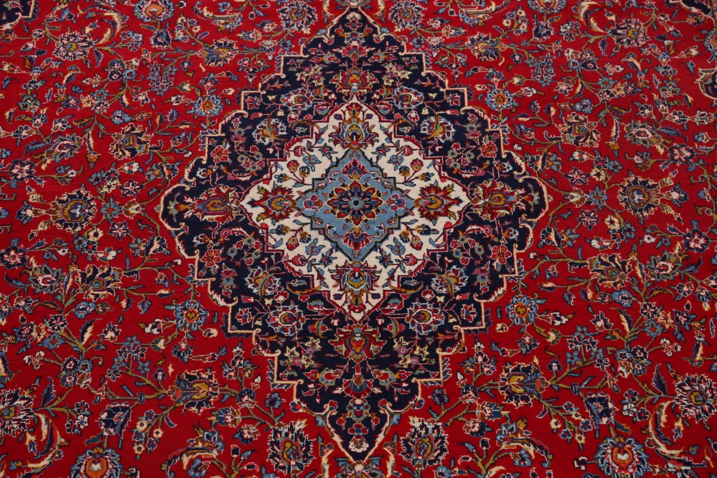 Large Traditional Kashan Persian Area Rug 10x15