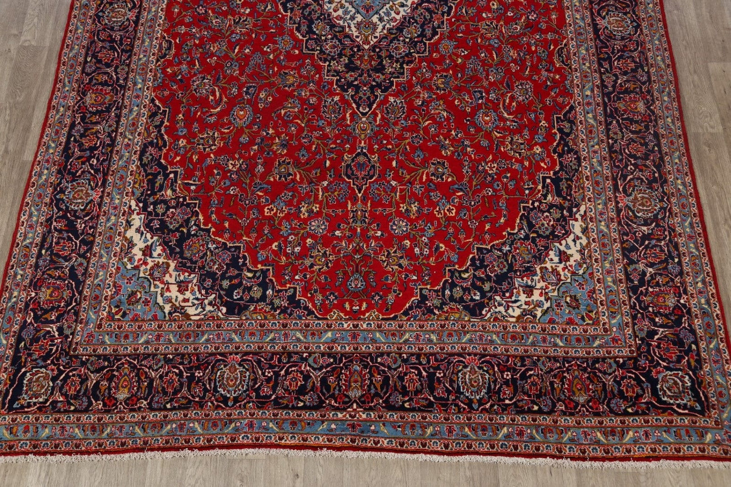 Large Traditional Kashan Persian Area Rug 10x15