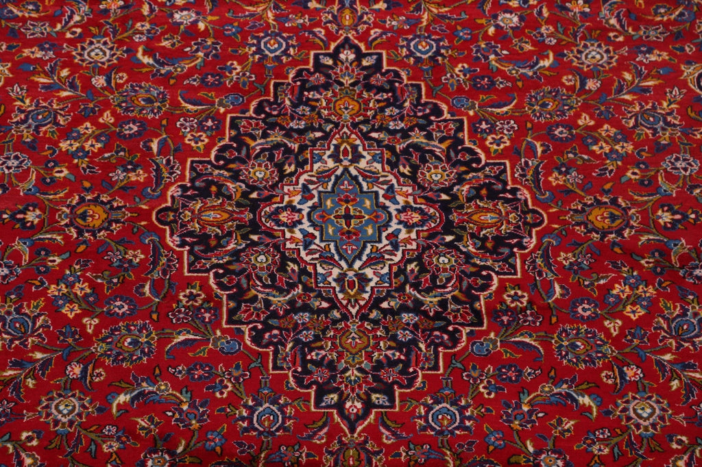 Traditional Kashan Persian Area Rug 9x13