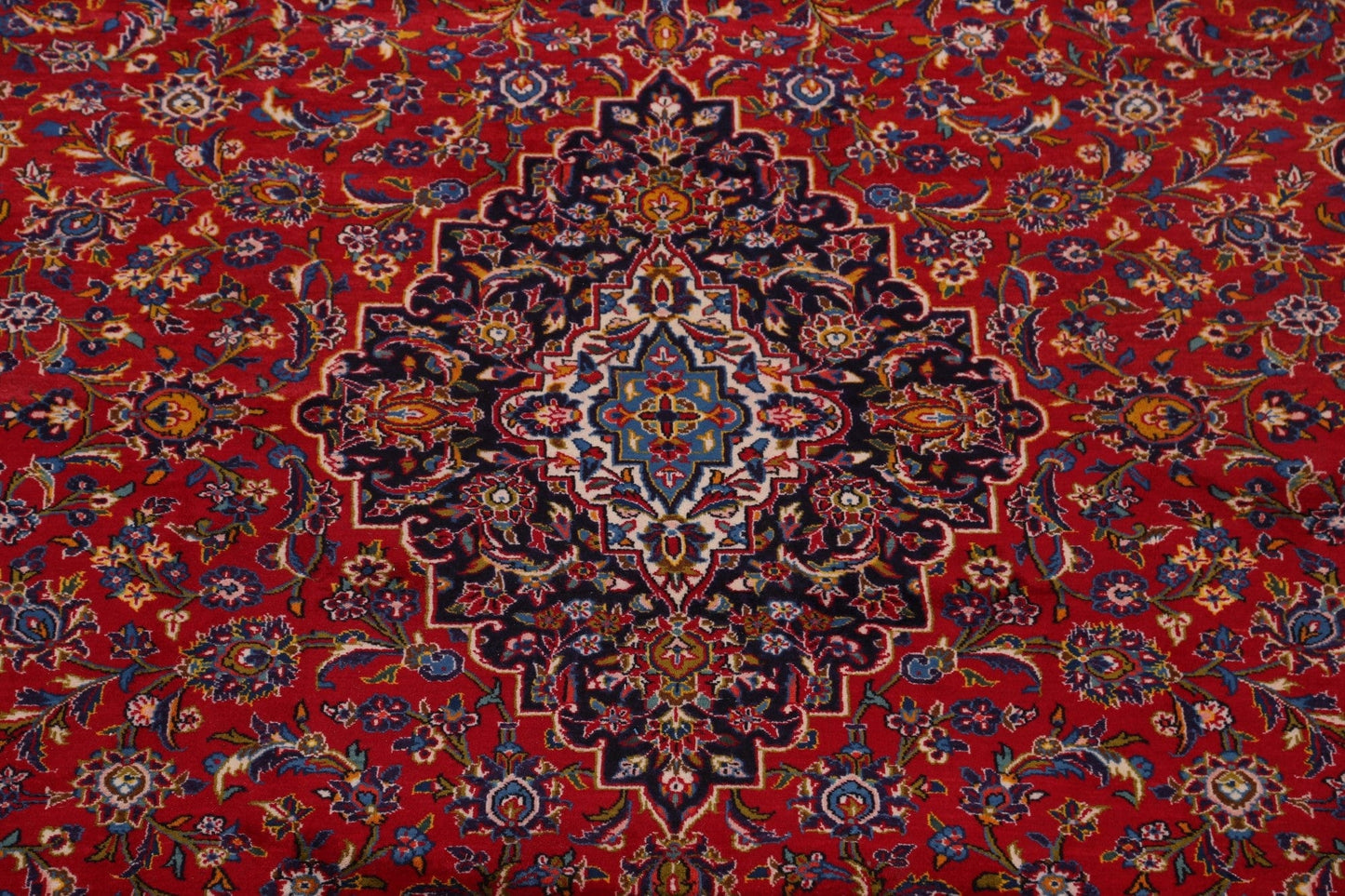 Traditional Kashan Persian Area Rug 9x13