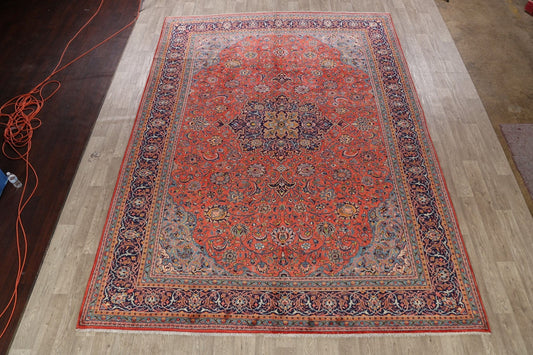 100% Vegetable Dye Sarouk Persian Area Rug 10x13