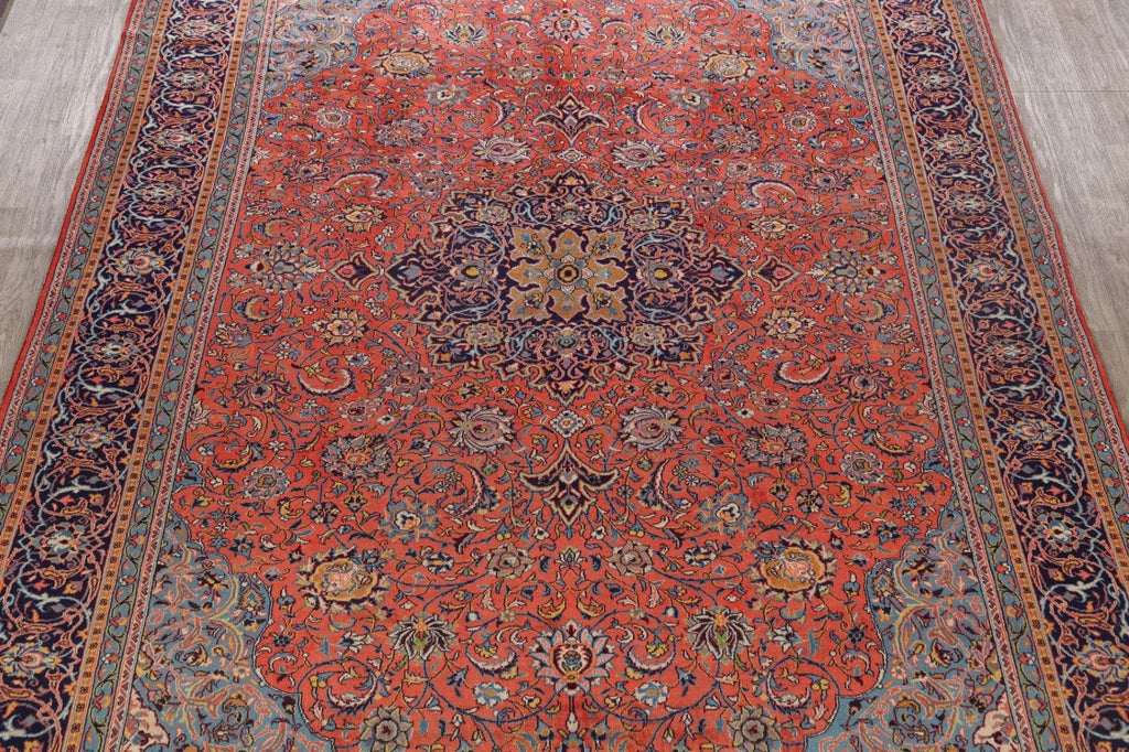 100% Vegetable Dye Sarouk Persian Area Rug 10x13