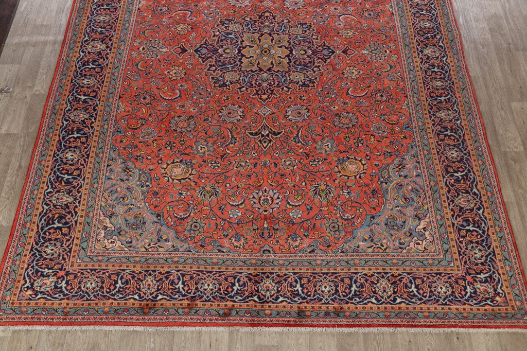 100% Vegetable Dye Sarouk Persian Area Rug 10x13