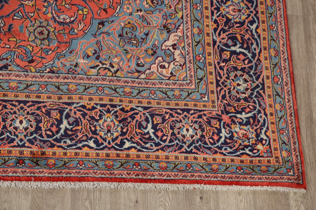 100% Vegetable Dye Sarouk Persian Area Rug 10x13