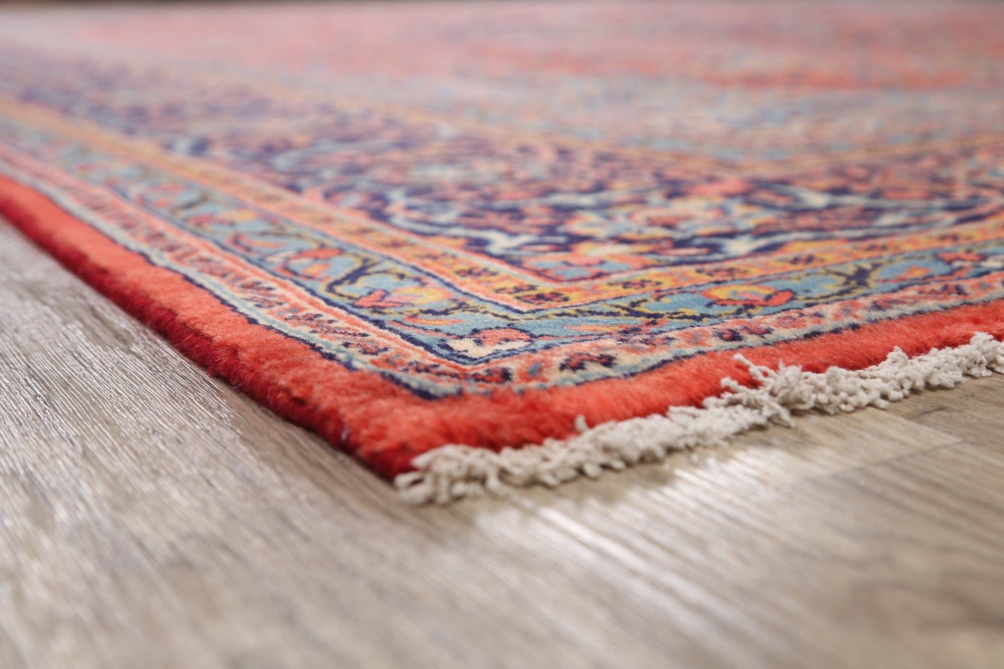 100% Vegetable Dye Sarouk Persian Area Rug 10x13