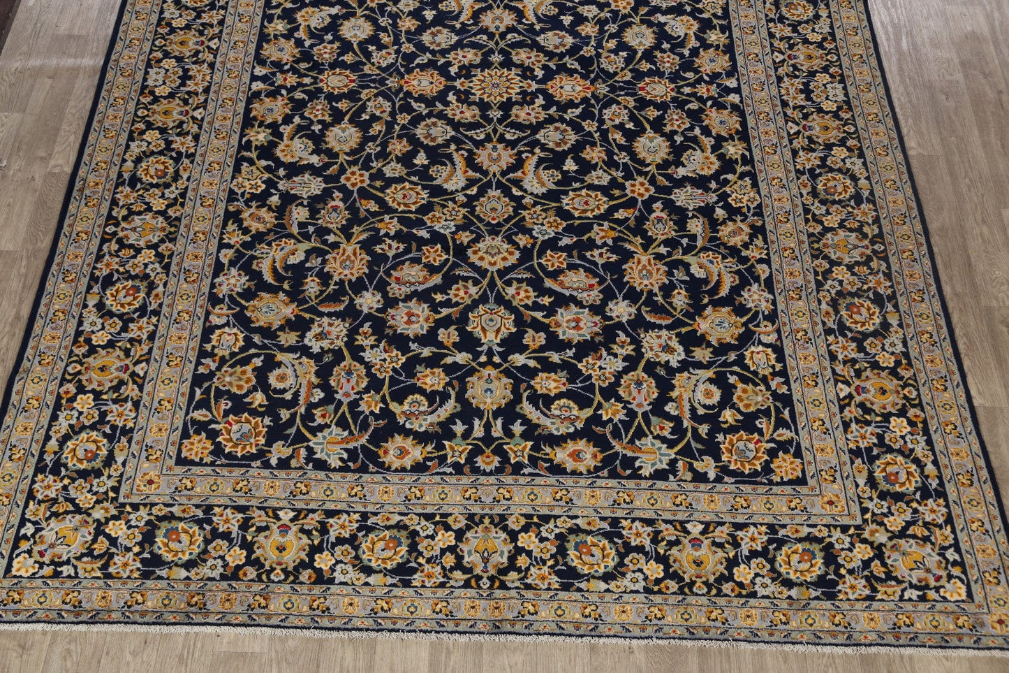 All-Over Kashan Persian Area Rug 10x13