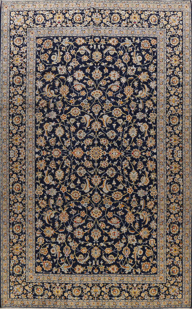 All-Over Kashan Persian Area Rug 10x13