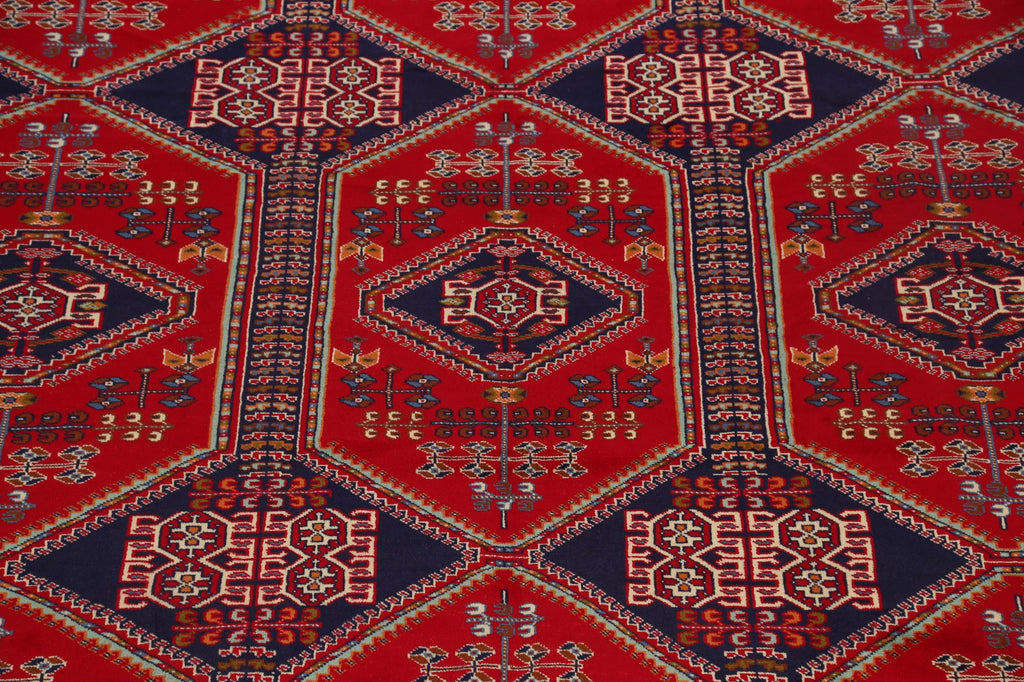 Geometric Abadeh Persian Area Rug 10x13